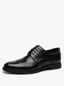 Men's Dress Shoes Round Toe Derby Prom Party Wedding Shoes