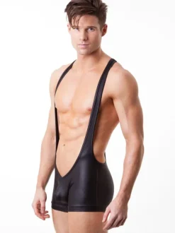 Men Sexy Costume Adult Jumpsuit Gold Sexy Night Club Wear