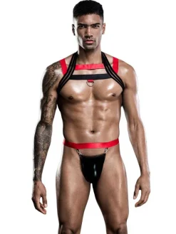 Men Sexy Costume Adults Underwear Top Night Club Wear