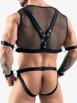 Men Sexy Costume Halloween Adult's Pants Top Night Club Wear