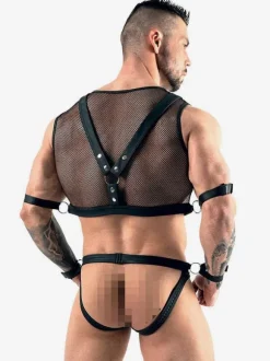 Men Sexy Costume Halloween Adult's Pants Top Night Club Wear
