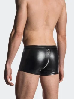 Men Sexy Costume Halloween Adult's Pants Top PU Leather Night Club Wear