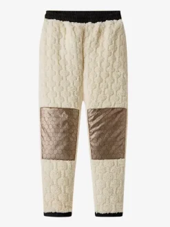 Men's Fleece Windproof and Waterproof Plus Size Fleece Sports Trousers