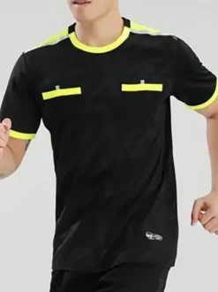Men's Football Goalkeeper Breathable Training Short Sleeve Top