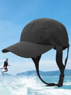Men's Hat Chic Color Block Lace-up Unisex Sun Hat