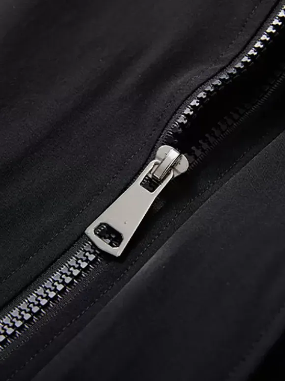 Men's Hooded Casual Zipper Loose Outdoor Jacket
