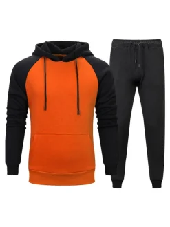 Men's Hooded Long Sleeve Tracksuit