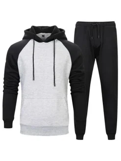 Men's Hooded Long Sleeve Tracksuit