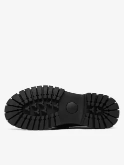 Mens Horsebit Loafers Slip-on Patent Anti-Slip Chunky Shoes