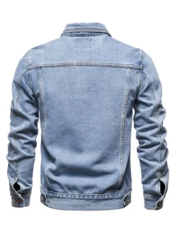 Men's Jackets & Coats Jacket For Men Men's Jackets Chic Light Sky Blue Light Sky Blue Stylish