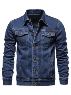 Men's Jackets & Coats Jacket For Men Men's Jackets Chic Light Sky Blue Light Sky Blue Stylish