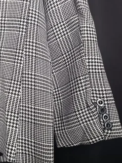Men's Jackets & Coats Men's Jacket Men's Jackets Casual Plaid Black Handsome