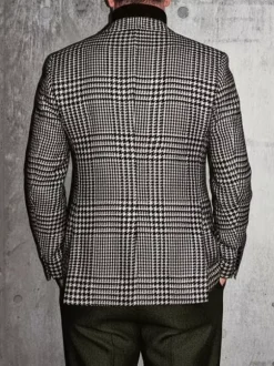 Men's Jackets & Coats Men's Jacket Men's Jackets Casual Plaid Black Handsome