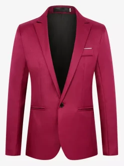 Men's Jacket Slim Casual Suit Tops Plus Size Blazer