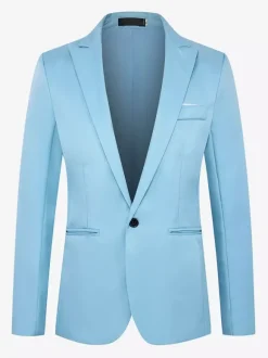 Men's Jacket Slim Casual Suit Tops Plus Size Blazer