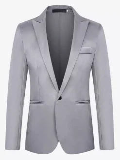 Men's Jacket Slim Casual Suit Tops Plus Size Blazer