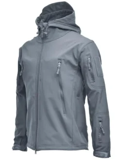 Mens Jacket Zipper Polyester Stylish