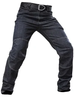 Men's Jeans Jeans For Men Casual Zipper Straight Deep Blue Deep Blue