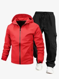 Men's Lightweight Jackets Windproof and Waterproof Leisure Hiking Suits