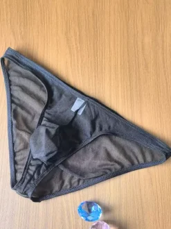 Men's Lingerie Sexy Panties Transparente White Sheer See Through Thong