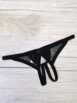 Men's Lingerie Underwear Sexy Panties Black Brief Triangle