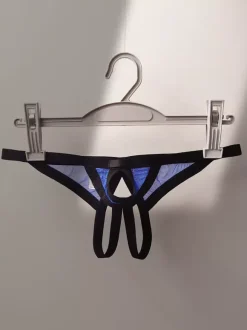 Men's Lingerie Underwear Sexy Panties Black Brief Triangle