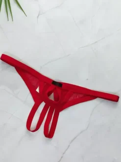 Men's Lingerie Underwear Sexy Panties Black Brief Triangle