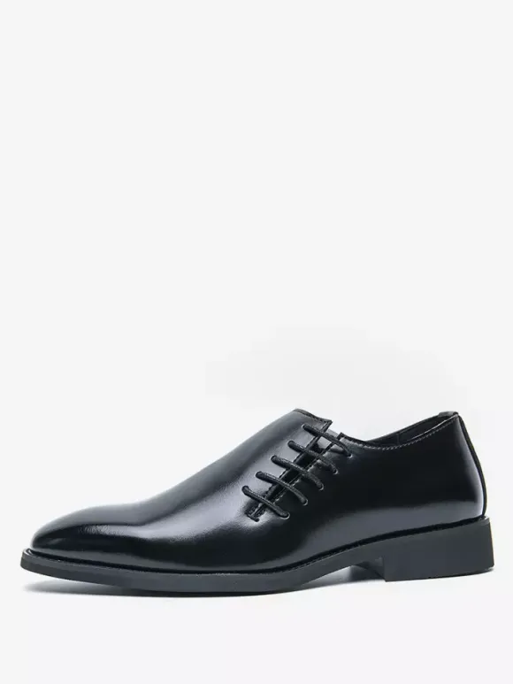 Men Slip On Loafer Dress Shoes Pointed Black Brown Presidential Casual Business Office
