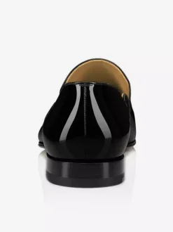 Men's Loafer Slip-On Patent Leather Square Toe V-shaped cut Party Prom Wedding shoes
