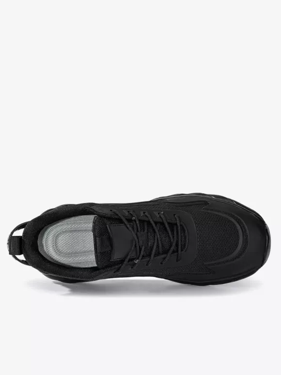 Mens Mesh Sneakers Lightweight Low Top Running Shoes Non Slip Thick Sole Walking Shoes