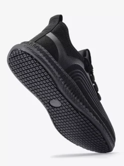 Mens Mesh Sneakers Round Toe Platform Slip-on Running Shoes Lightweight Breathable High Range Sneaker