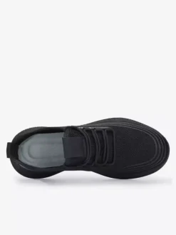 Mens Mesh Sneakers Round Toe Platform Slip-on Running Shoes Lightweight Breathable High Range Sneaker