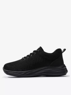 Mens Mesh Sneakers Shoes Non Slip Thick Sole High Range Walking Shoes Lightweight Breathable Hiking Shoes
