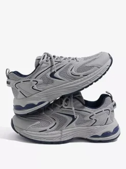 Mens Mesh Sneakers Slip-on Lightweight Breathable Walking Shoes Thick Sole Non-slip Casual Running Shoes