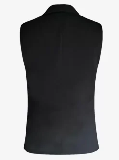 Men's Metal Chain Decorated Suit Vest Punk Rock Performance Stage Jacket