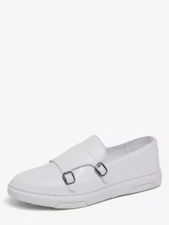 Mens Monk Loafer Double Strap Slip On Patent Leather Casual Comfortable Shoes Flat Dress Walking Shoes Comfort Penny Loafers Sneakers Dress Shoes