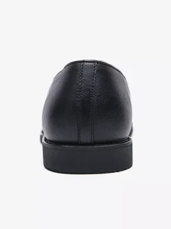 Mens Monk Loafers Pointed Toe Low Heels Slip-on Penny Shoes Buckle Strap Leather Prom Shoes
