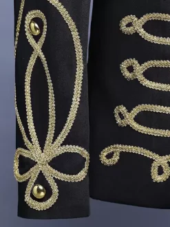Men's Palace Suit Stage Performance Wear Long Sleeves Retro Costumes Costumes