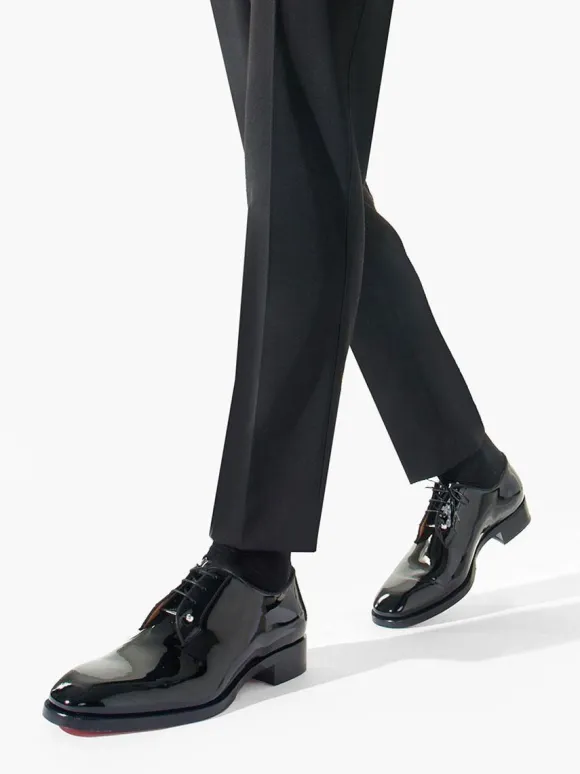 Men's Patent Leather Lace Up Dress Derby Prom Party Wedding Shoes