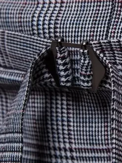 Men's Plaid Vest Double Breasted Sleeveless Vintage Jacket