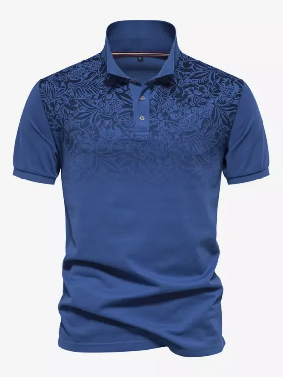Mens Polo Shirt Turndown Collar Short Sleeves Buttons Regular Fit Polo Shirts