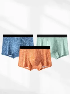 Men's Pure Cotton Underwear Breathable Boxer Shorts