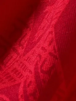 Men’s Red Underwear And Socks Set For Birth Year Seamless Mid-Rise Red Briefs