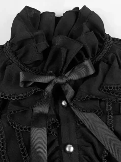 Mens Ruffle Shirts Renaissance Shirt Tops Steampunk Gothic Costumes Casual Button Down Long Sleeve Shirts
