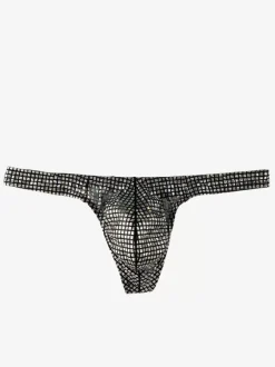 Men's Sexy Panties Brief Jelly Polyester Yellow Green Clothes Men's Lingerie