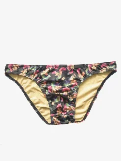 Men's Sexy Panties Printed Milk Silk Tanga Men's Lingerie