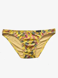 Men's Sexy Panties Printed Milk Silk Tanga Men's Lingerie