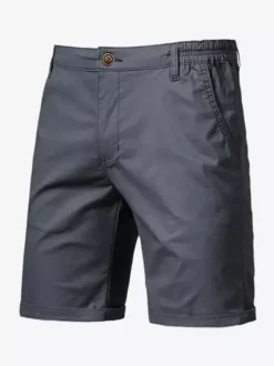 Men's Shorts Elastic Waist Summer Lightweight Cargo Shorts