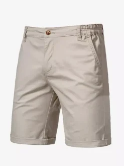 Men's Shorts Elastic Waist Summer Lightweight Cargo Shorts