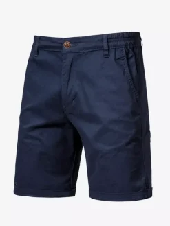 Men's Shorts Elastic Waist Summer Lightweight Cargo Shorts